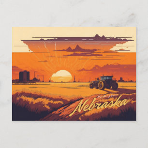 Nebraska  postcard