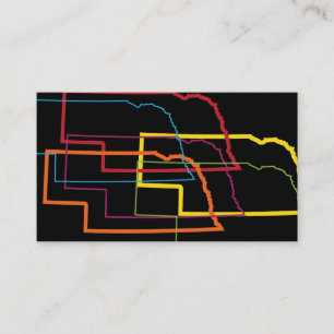 nebraska pride blur business card
