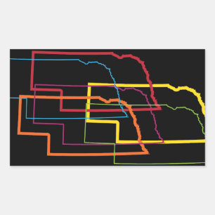 nebraska pride blur sticker