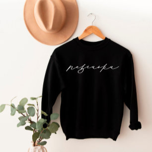 Nebraska Script State Femme Sweatshirt