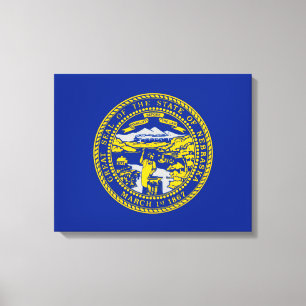 Nebraska State Flag Design Decor