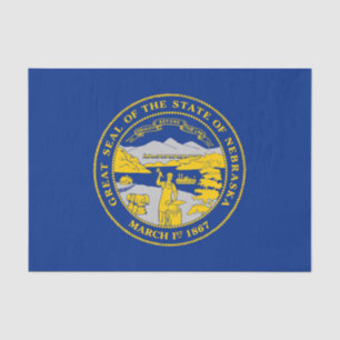 Nebraska State Flag Tissue Paper