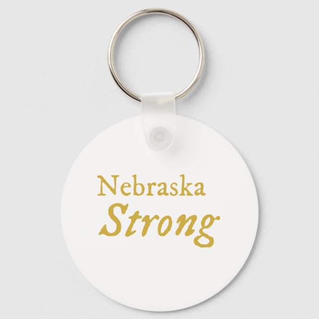 Nebraska Strong   Keychain (Front)