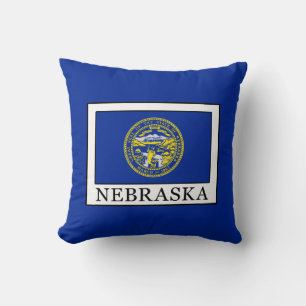 Nebraska Throw Pillow