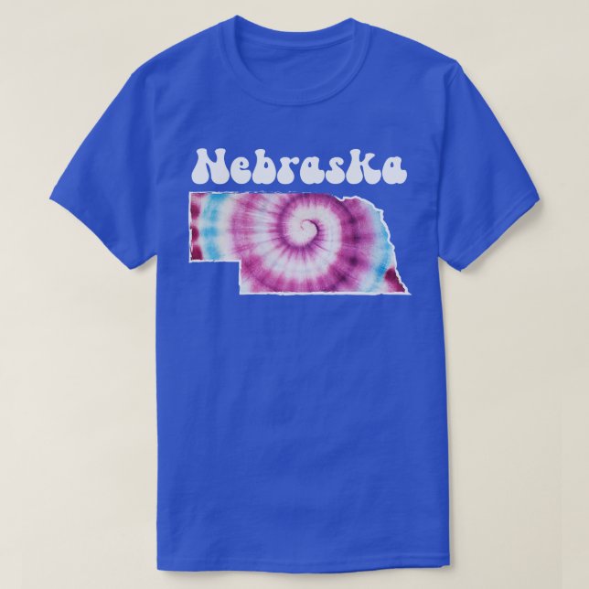 Nebraska Tie Dye T-Shirt (Design Front)