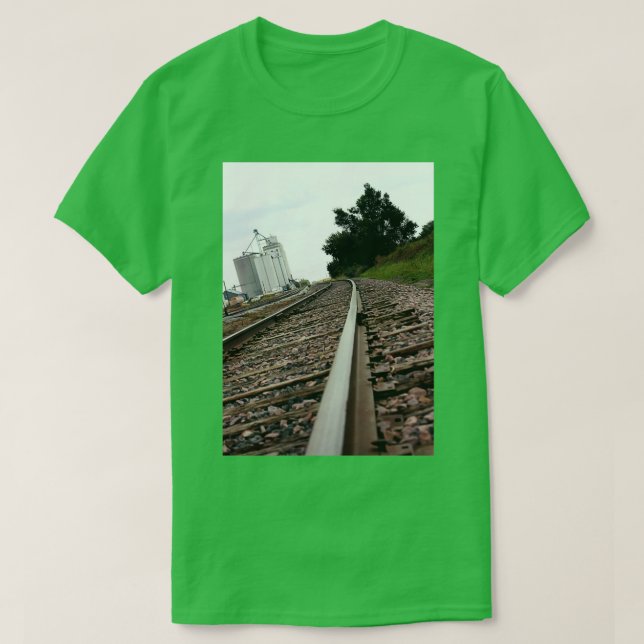 Nebraska Train Track Pt T-Shirt (Design Front)