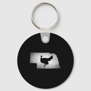 Nebraska Turkey Hunting Keychain