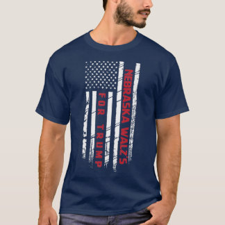 Nebraska WalzS For Nebraska Walz S For Trump T-Shirt