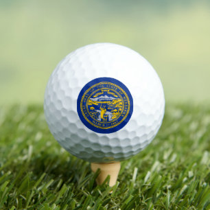 Nebraskan Flag, Flag of Nebraska Golf Balls