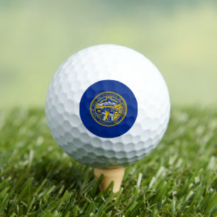 Nebraskan Flag, Flag of Nebraska Golf Balls
