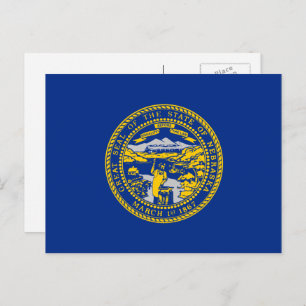 Nebraskan Flag, Flag of Nebraska Postcard