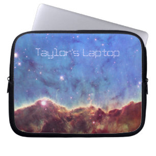 Nebula and Blue Sky Laptop Sleeve *personalize*