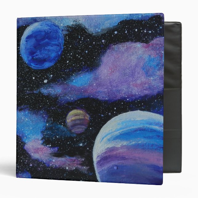 Nebula and Planets Space Binder (Front/Inside)