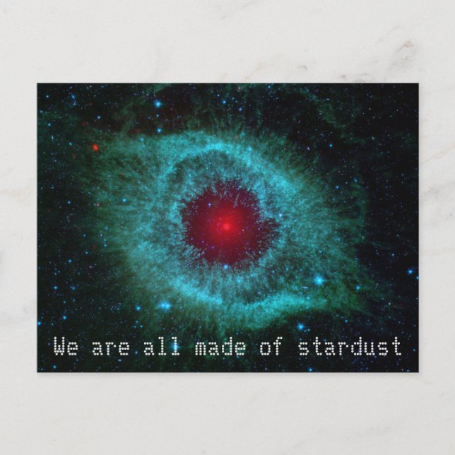Nebula astronomy Science space quote Postcard (Front)