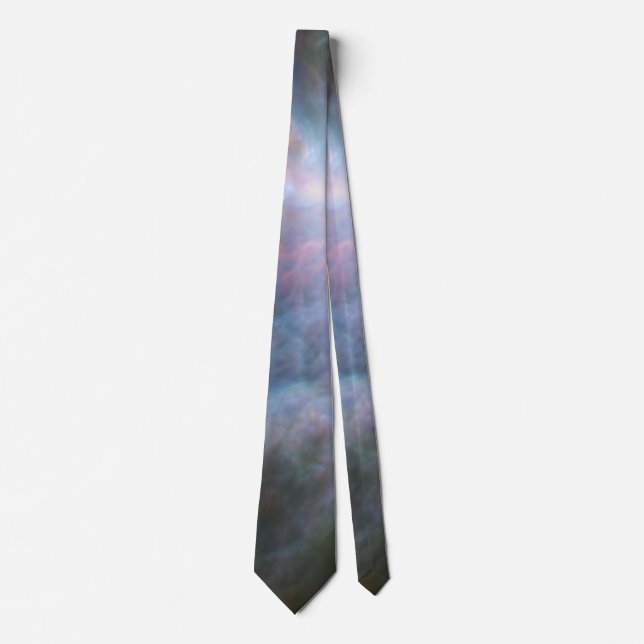 Nebula Astrophysics Light Blue Orion's Rainbow Tie (Front)