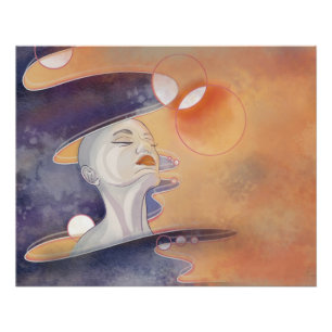 Nebula Attack and Galactic Pearl Necklace Poster