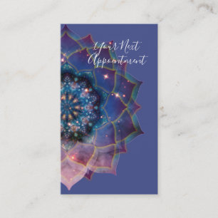 Nebula Bloom   Mandala Appointment Card
