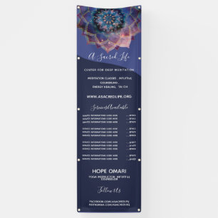 Nebula Bloom   Mandala Banner