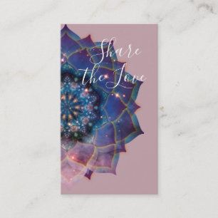 Nebula Bloom   Mandala Referral Card