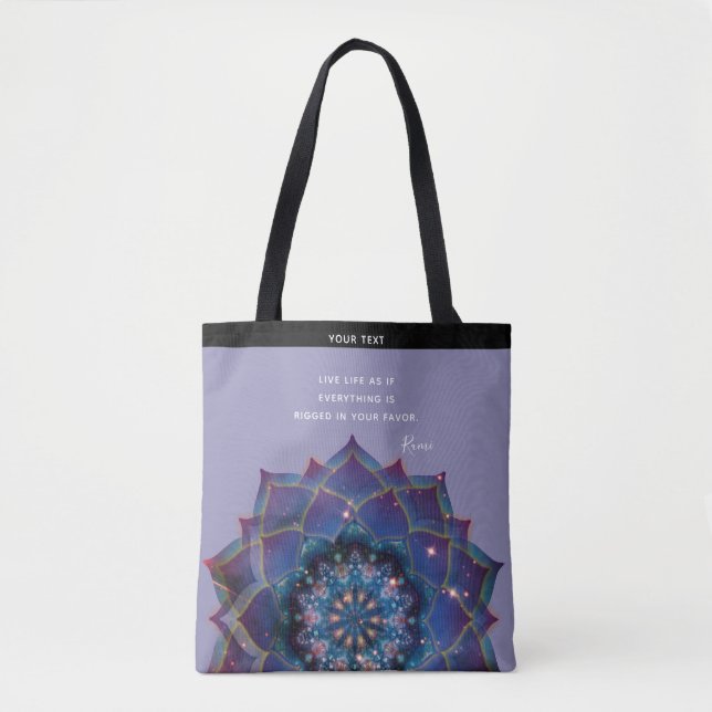 Nebula Bloom | Mandala Tote Bag (Front)