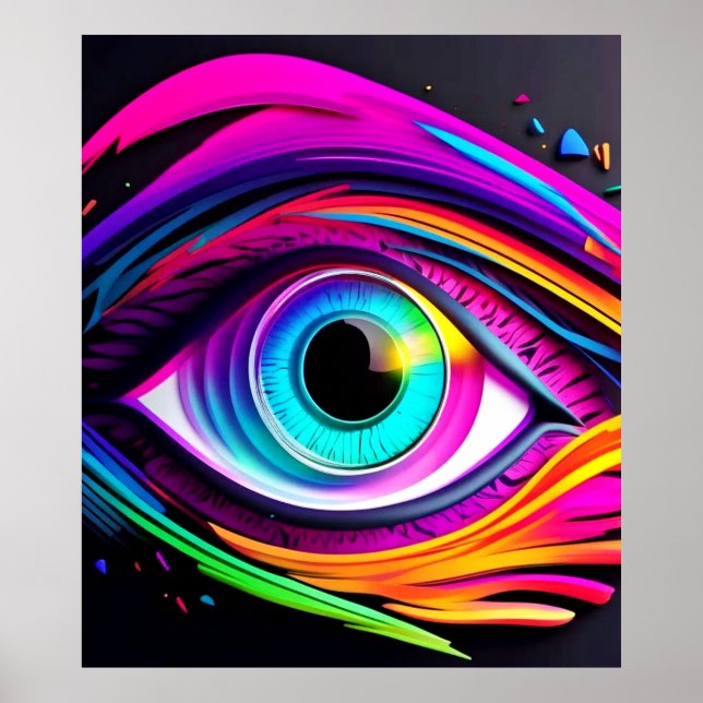 Nebula Eye Design Poster (Front)