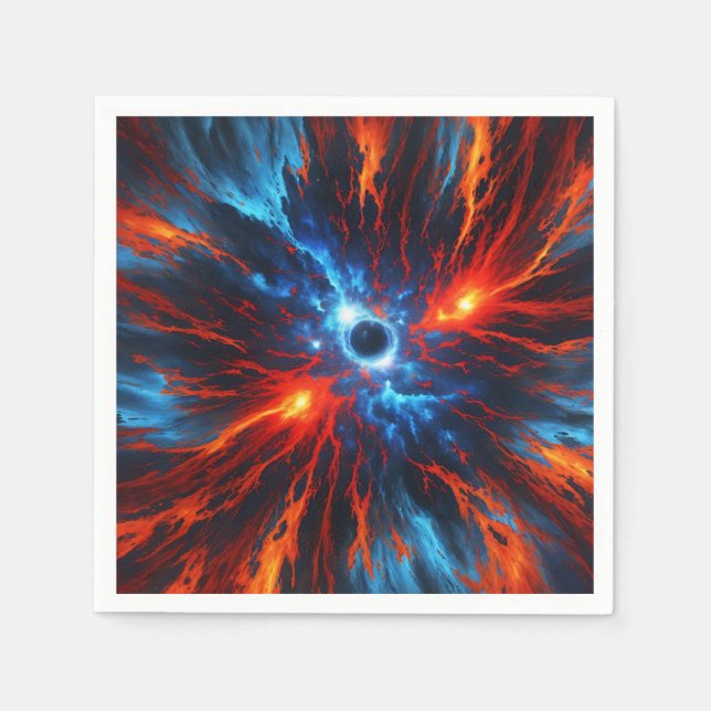 Nebula Fiery Vortex Napkin (Front)