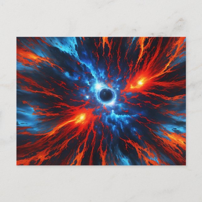 Nebula Fiery Vortex Postcard (Front)