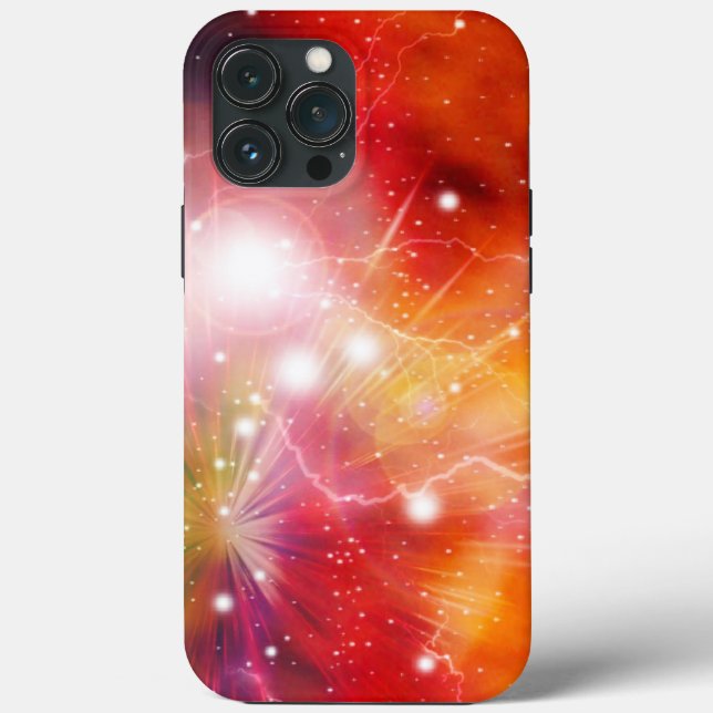 Nebula Fire Galaxy in Outer Space Case-Mate iPhone Case (Back)