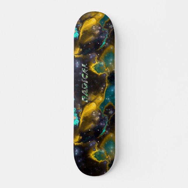 Nebula fractale 4 Skateboard (Devant)