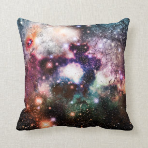 Nebula Galaxy Stars Throw Pillow