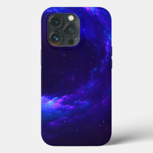 Nebula Gas Cloud Ring Blue and Purple iPhone 13 Pro Case