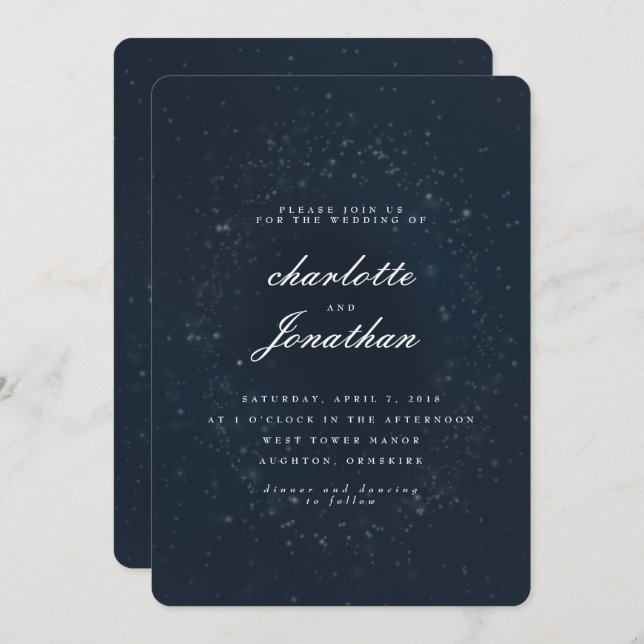 NEBULA INVITATION (Front/Back)