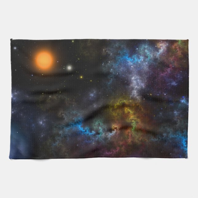 Nebula Menagerie Kitchen Towel (Horizontal)