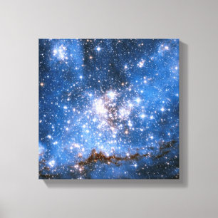 Nebula NGC 346 Infant Stars - Hubble Space Photo Canvas Print