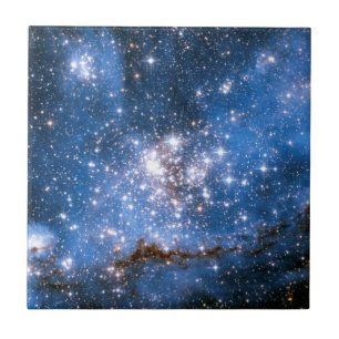 Nebula NGC 346 Infant Stars - Hubble Space Photo Tile