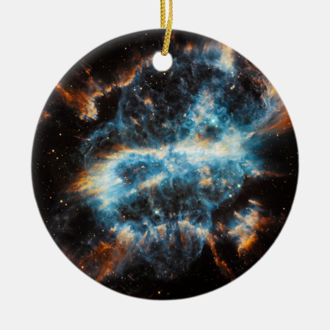 Nebula NGC 5189 Space Astronomy Ceramic Ornament (Front)