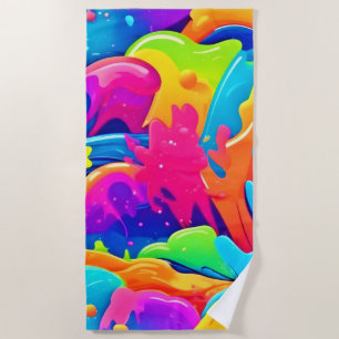 Nebula of Colours Beach Towel