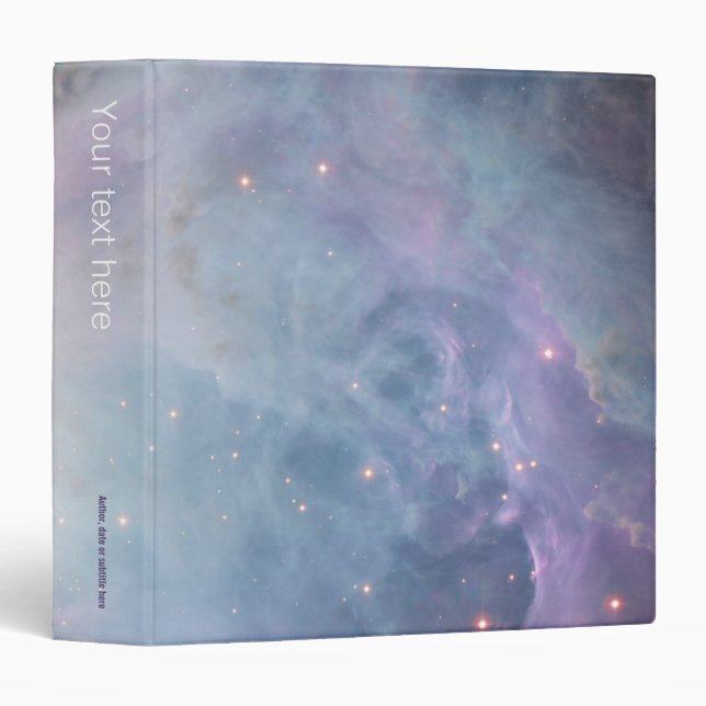 Nebula Orion Astronomy blue brown beige sky stars Binder (Front/Spine)