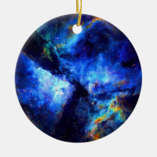 nebula outer space exploration nasa astronomy ceramic ornament