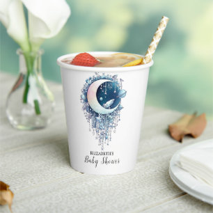 Nebula Outerspace Stars Baby Shower Paper Cups
