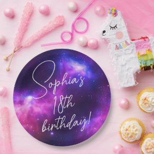 Nebula Paper Plate