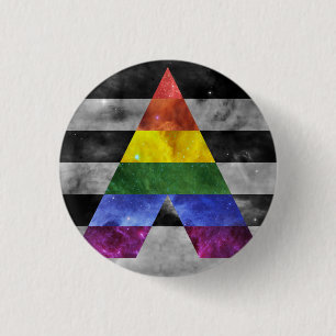 Nebula Pride Badge Ally 1 Inch Round Button