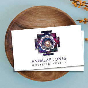 Nebula Sky  Sri Yantra  / Sri Chakra Business Card