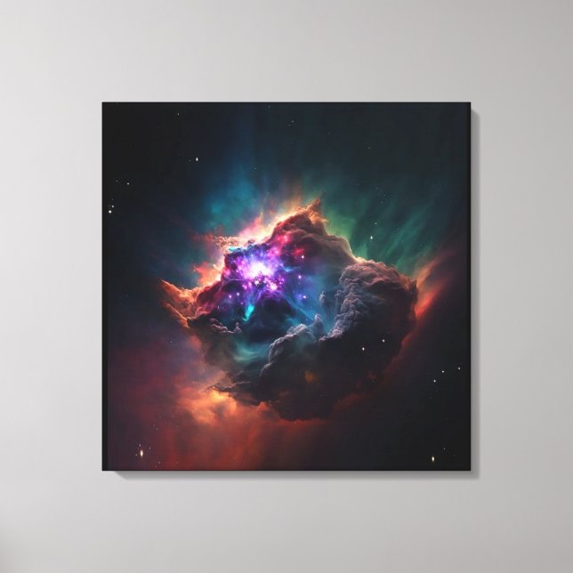 Nebula, Space Canvas Print (Front)