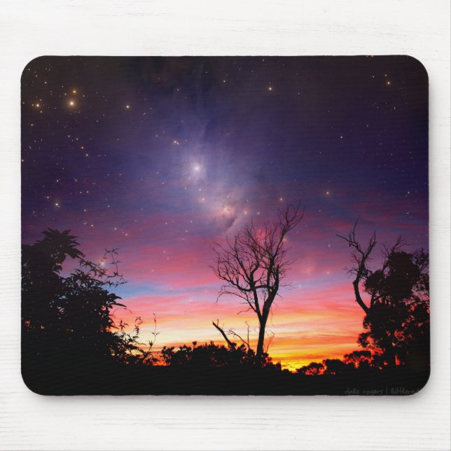Nebula space galaxy Mousepad (Front)