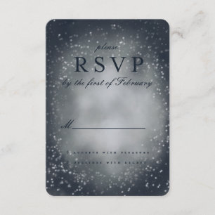 nebula stormy sky RSVP Card