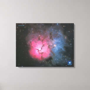 Nebula Trifid (M 20) - Impression en toile moyenne
