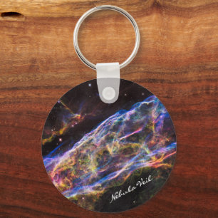 Nebula Veil, Hubble Astronomy / Galaxy Keychain