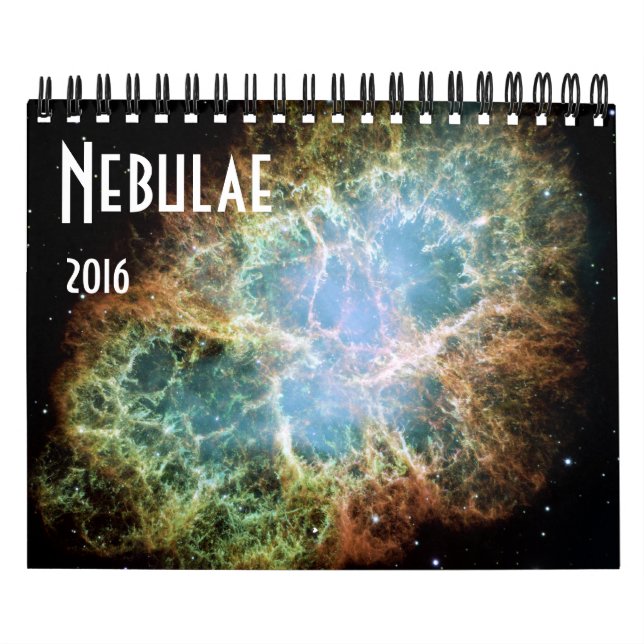 Nebulae Space Astronomy 2016 Stars NASA Calendar (Cover)