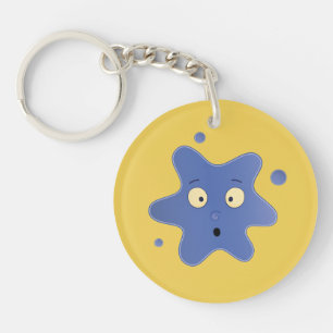 Nebular masculine soul keychain